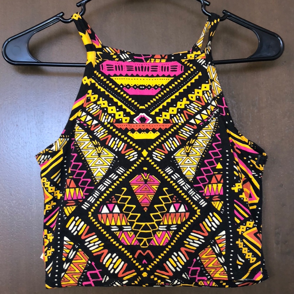 NWT H&M Coachella Collection Aztec Print Top